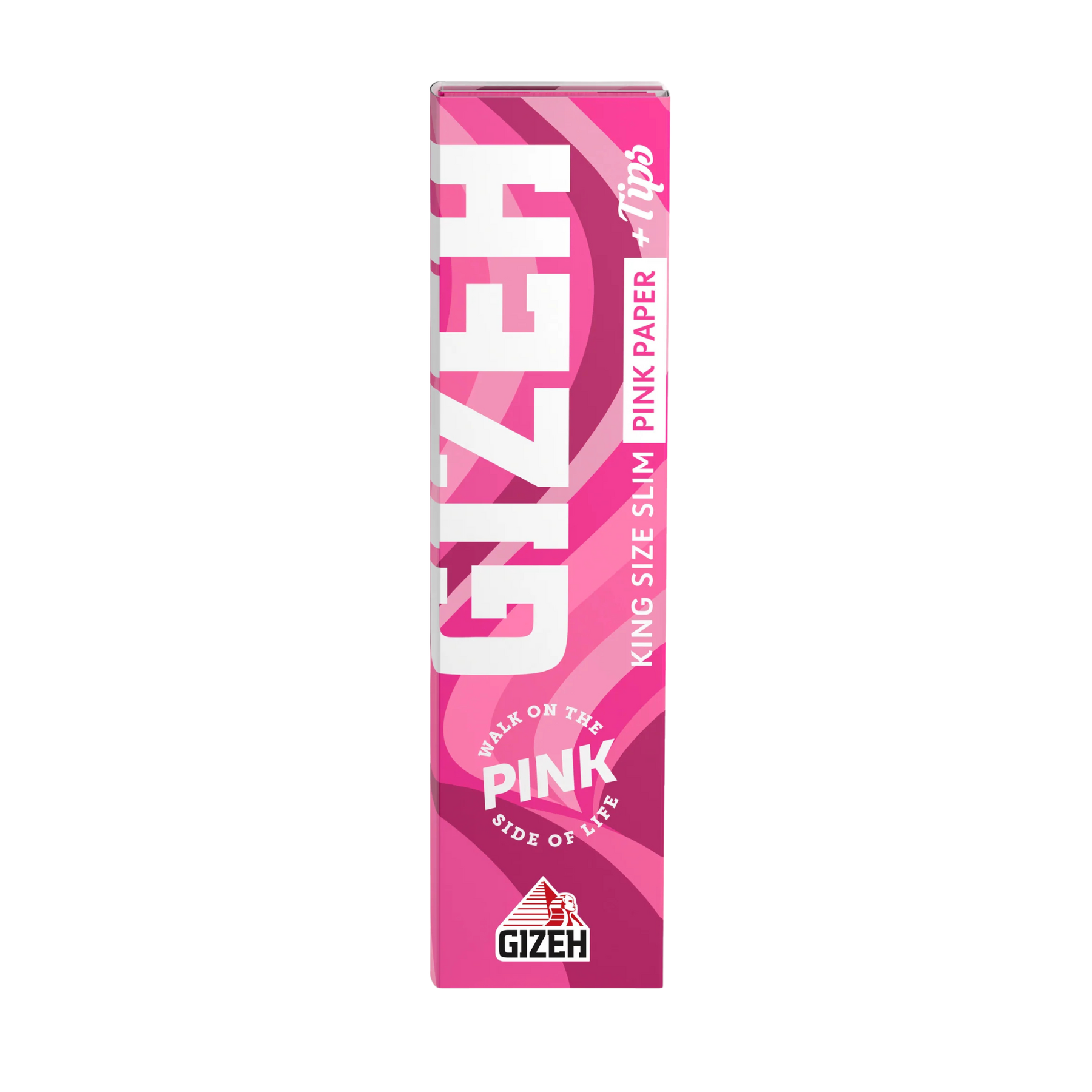 ALL PINK King Size Slim Papers + Tips | GIZEH