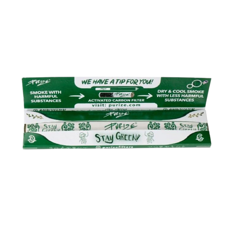 PURIZE King Size Slim Papers Unbleached