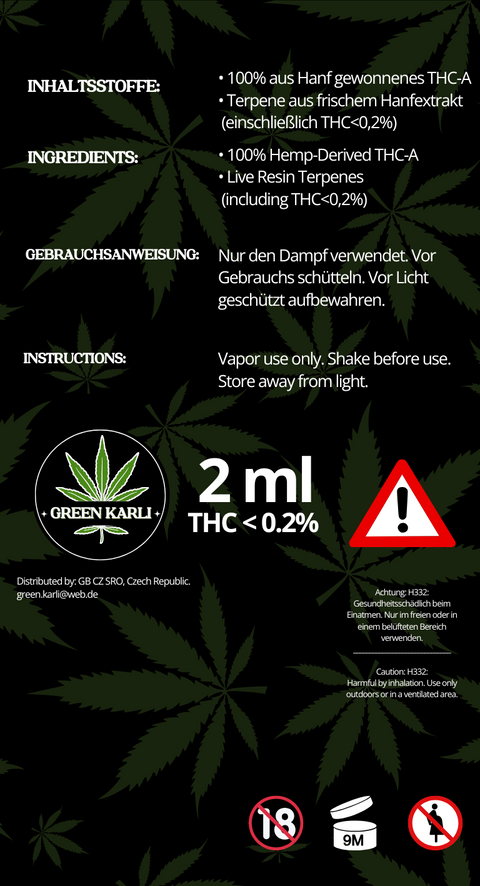 THC-a 99 % 2ml Kiwi Skunk