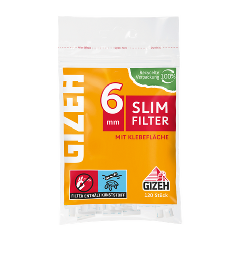 GIZEH Slim Filter 6mm